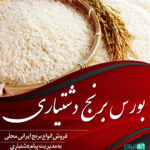 بورس برنج دشتیاری در تالش